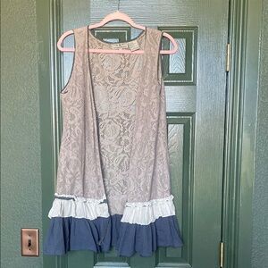 Boho lace vest